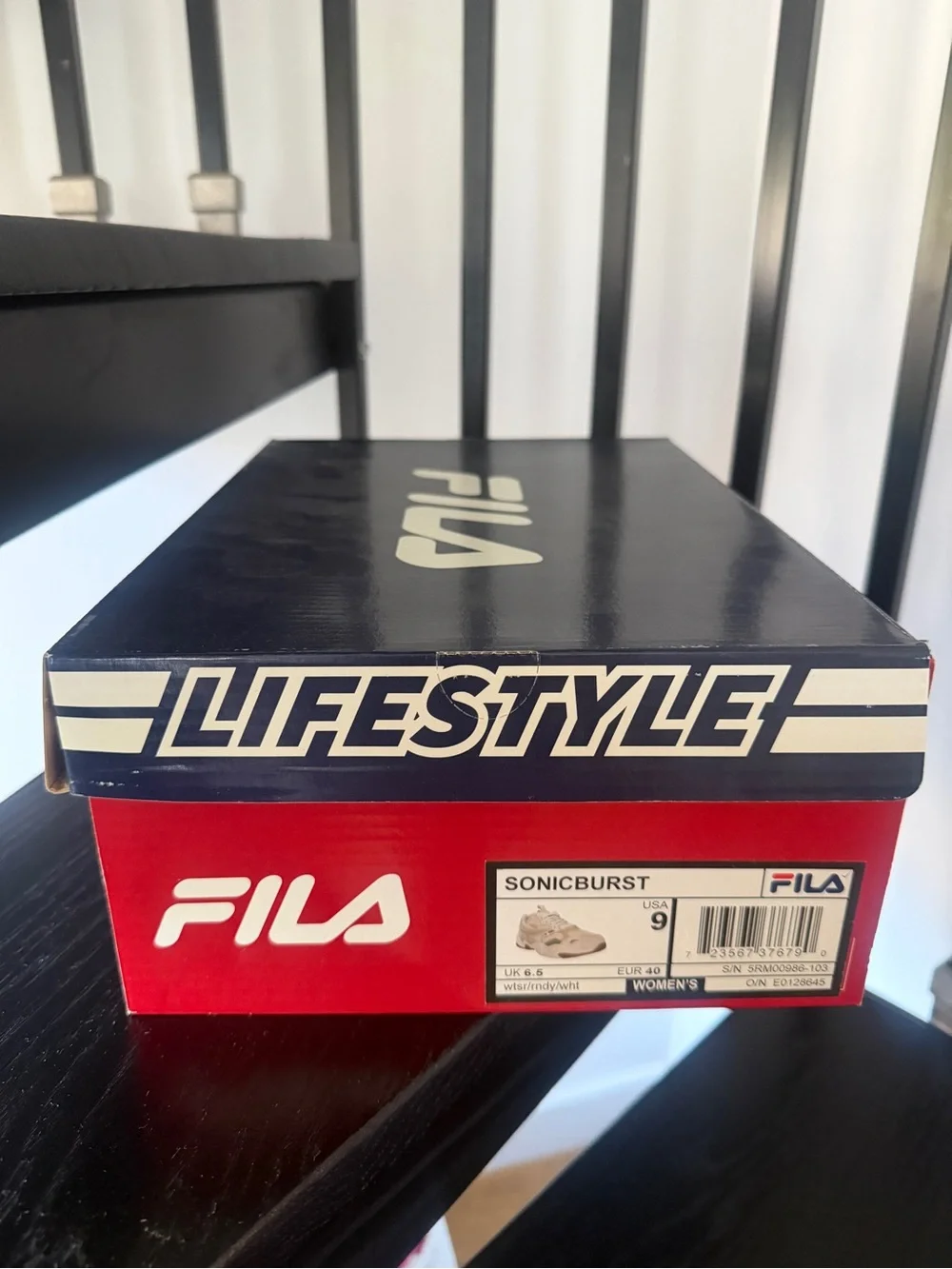 Fila Sonicburst Women’s Beige Mesh & Suede Retro Runner Sneakers